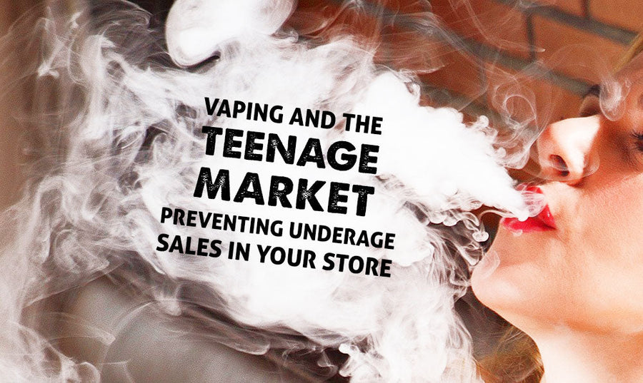 Dampfen und der Teenagermarkt: So verhindern Sie den Verkauf an Minderjährige in Ihrem Geschäft 