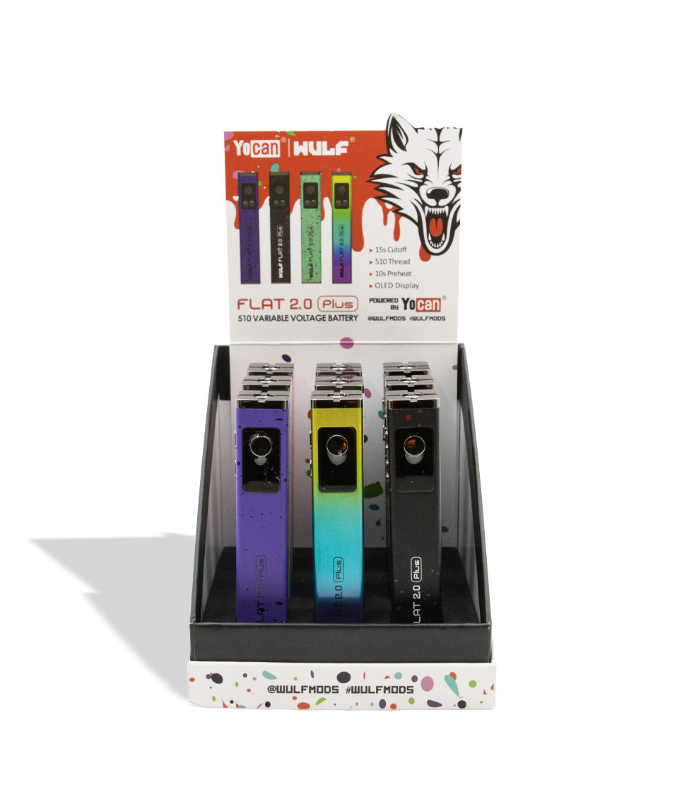 Wulf Mods Flat Plus 2.0 Variable Voltage Battery 9pk