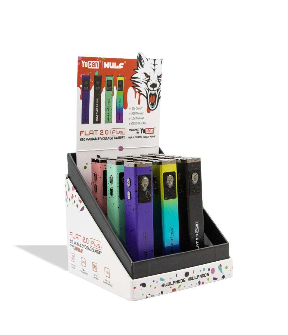 Wulf Mods Flat Plus 2.0 Variable Voltage Battery 9pk