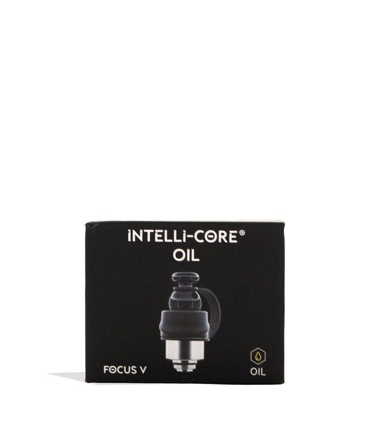 Focus V Carta 2 Intelli-Core Atomizer for Oil with Bubble Cap Packaging Front View on White Background