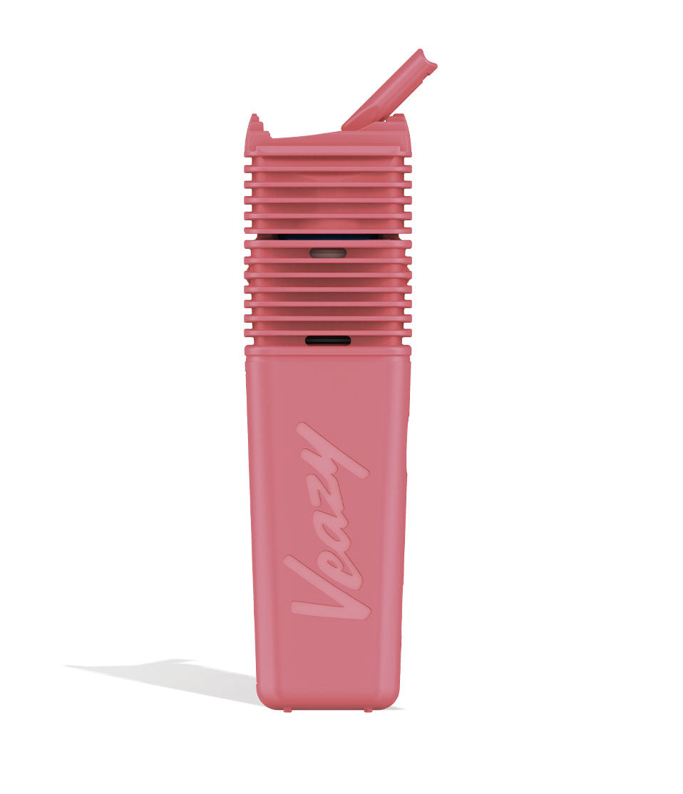 Charming Pink Storz & Bickel Veazy Portable Dry Herb Vaporizer Front View on White Background