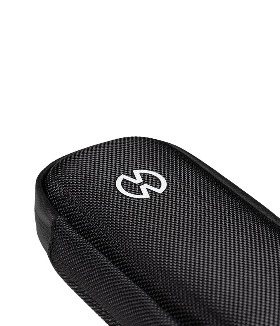 Alluring Black Storz & Bickel Veazy Travel Case Closeup View on White Background