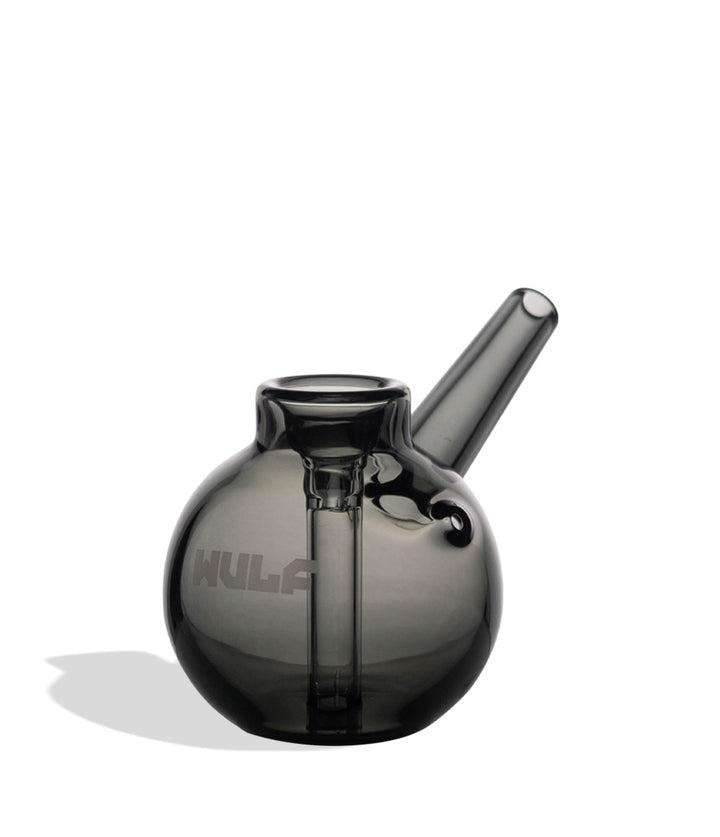Smoke glass bubbler with 'WULF' branding on a white background