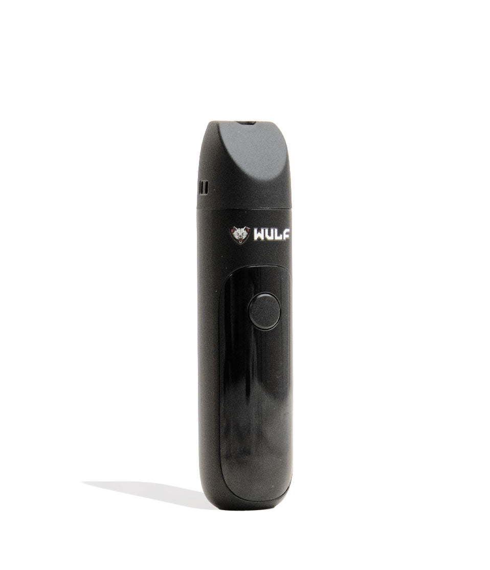 Black Wulf Mods Budr Portable Concentrate Vaporizer Angle View on White Background