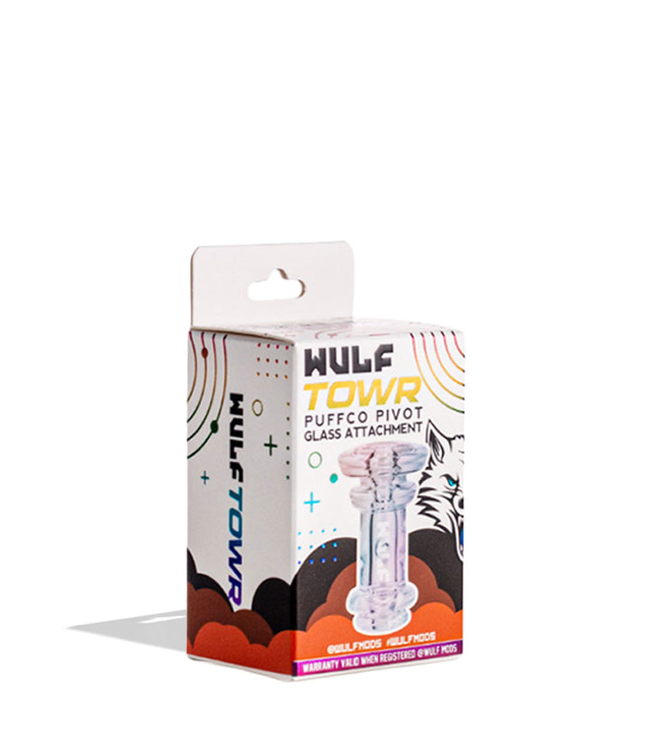 Wulf Mods Pivot Tops 45pc Countertop Display Full Color Packaging Towr front view on white background