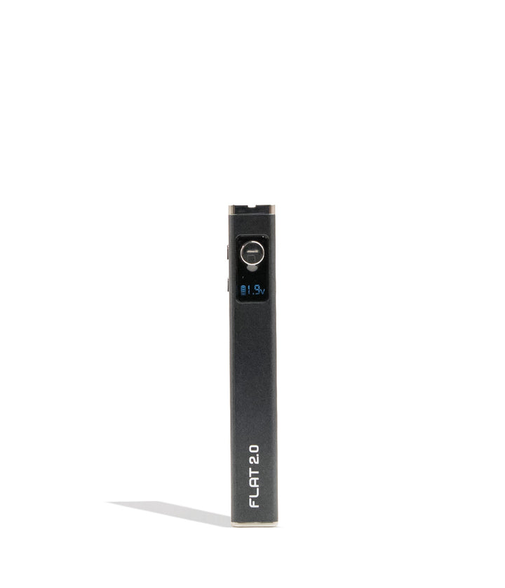 Black Yocan Flat 2.0 Variable Voltage Battery 12pk Front View on White Background
