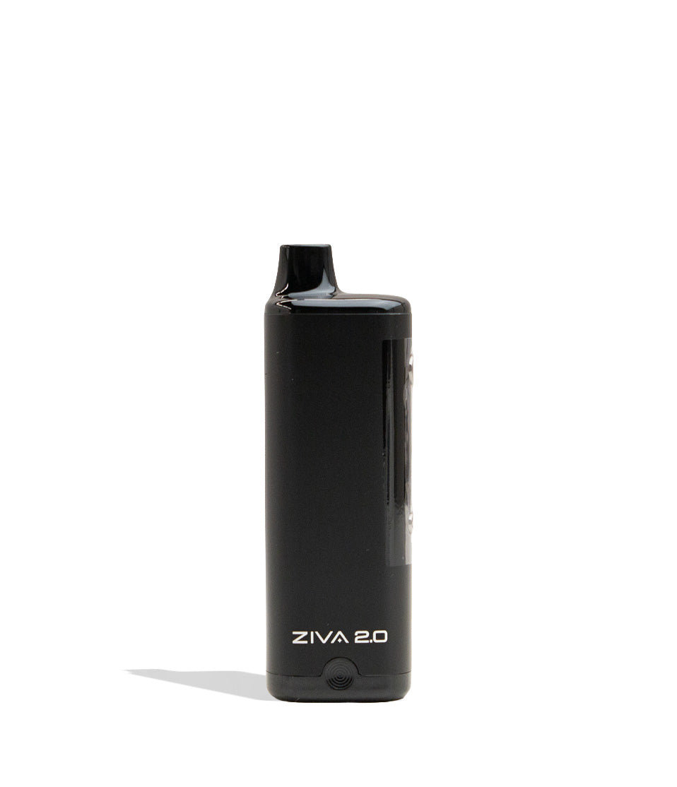 Black Yocan Ziva 2.0 Variable Voltage Battery 10pk Front View on White Background