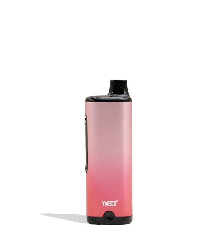 Pink Yocan Ziva 2.0 Variable Voltage Battery 10pk Back View on White Background